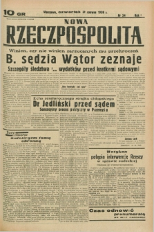 Nowa Rzeczpospolita. R.1, nr 54 (2 czerwca 1938)