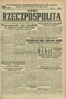 Nowa Rzeczpospolita. R.1, nr 73 (20 czerwca 1938)