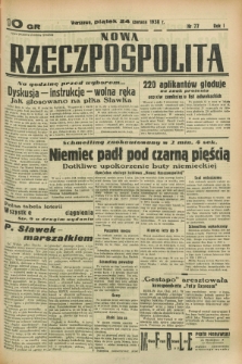 Nowa Rzeczpospolita. R.1, nr 77 (24 czerwca 1938)