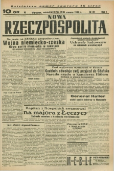 Nowa Rzeczpospolita. R.1, nr 81 (26 czerwca 1938)