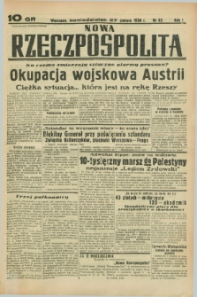 Nowa Rzeczpospolita. R.1, nr 82 (27 czerwca 1938)