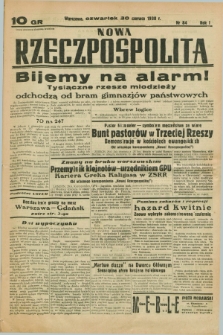 Nowa Rzeczpospolita. R.1, nr 84 (30 czerwca 1938)