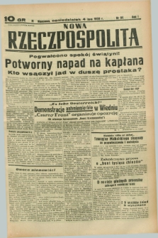 Nowa Rzeczpospolita. R.1, nr 91 (4 lipca 1938)