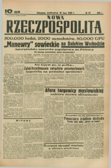 Nowa Rzeczpospolita. R.1, nr 97 (9 lipca 1938)