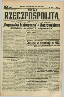 Nowa Rzeczpospolita. R.1, nr 104 (17 lipca 1938)