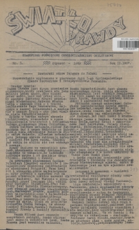 Światło Prawdy : czasopismo poświęcone chrześcijańskiemu okultyzmowi. 1937, nr 1