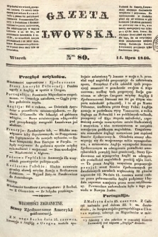 Gazeta Lwowska. 1846, nr 80