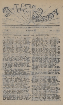 Światło Prawdy : czasopismo poświęcone chrześcijańskiemu okultyzmowi. 1937, nr 2