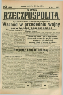 Nowa Rzeczpospolita. R.1, nr 110 (23 lipca 1938)