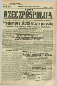 Nowa Rzeczpospolita. R.1, nr 112 (24 lipca 1938)