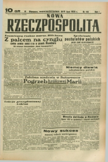 Nowa Rzeczpospolita. R.1, nr 114 (25 lipca 1938)