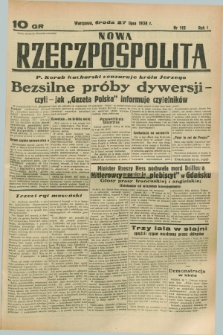 Nowa Rzeczpospolita. R.1, nr 115 (27 lipca 1938)