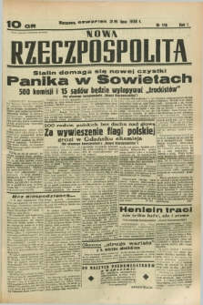 Nowa Rzeczpospolita. R.1, nr 116 (28 lipca 1938)