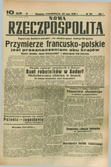 Nowa Rzeczpospolita. R.1, nr 121 (31 lipca 1938)