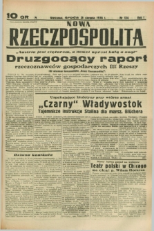 Nowa Rzeczpospolita. R.1, nr 124 (3 sierpnia 1938)