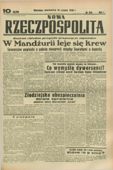 Nowa Rzeczpospolita. R.1, nr 126 (6 sierpnia 1938)