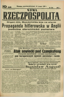 Nowa Rzeczpospolita. R.1, nr 128 (8 sierpnia 1938)