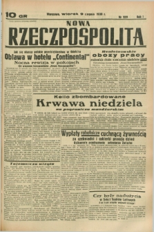 Nowa Rzeczpospolita. R.1, nr 129 (9 sierpnia 1938)