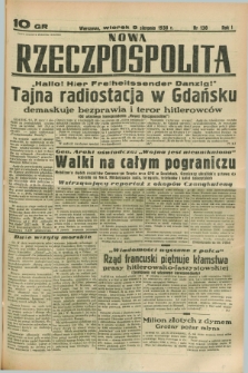 Nowa Rzeczpospolita. R.1, nr 130 (9 sierpnia 1938)