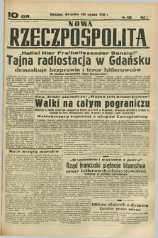 Nowa Rzeczpospolita. R.1, nr 130 (10 sierpnia 1938)