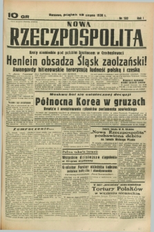 Nowa Rzeczpospolita. R.1, nr 132 (12 sierpnia 1938)