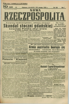Nowa Rzeczpospolita. R.1, nr 133 (12 sierpnia 1938)