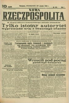 Nowa Rzeczpospolita. R.1, nr 140 (21 sierpnia 1938)