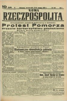 Nowa Rzeczpospolita. R.1, nr 144 (23 sierpnia 1938)