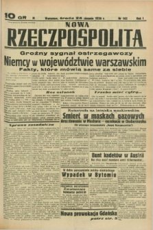 Nowa Rzeczpospolita. R.1, nr 145 (24 sierpnia 1938)
