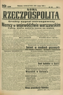 Nowa Rzeczpospolita. R.1, nr 145 (25 sierpnia 1938)