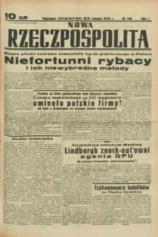 Nowa Rzeczpospolita. R.1, nr 146 (25 sierpnia 1938)