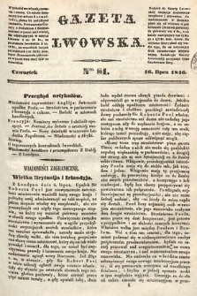 Gazeta Lwowska. 1846, nr 81