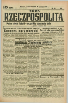 Nowa Rzeczpospolita. R.1, nr 161 (8 września 1938)