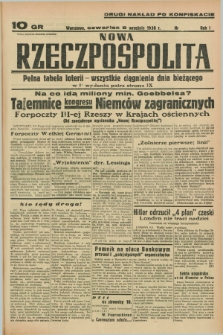 Nowa Rzeczpospolita. R.1, nr 162 (8 września 1938) drugi nakład po konfiskacie