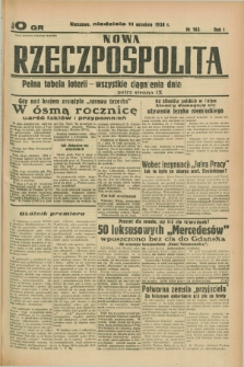 Nowa Rzeczpospolita. R.1, nr 165 (11 września 1938)