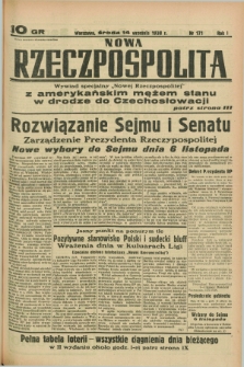 Nowa Rzeczpospolita. R.1, nr 171 (14 września 1938)