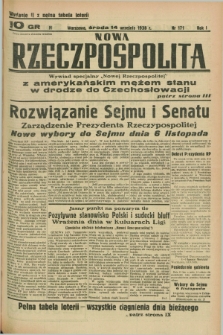 Nowa Rzeczpospolita. R.1, nr 171 (14 września 1938) wydanie II