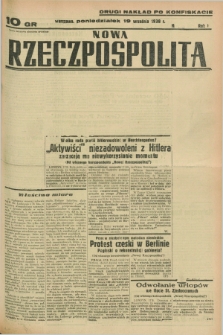 Nowa Rzeczpospolita. R.1, nr 176 (18 września 1938)