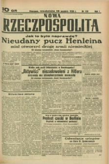 Nowa Rzeczpospolita. R.1, nr 176 (18 września 1938)