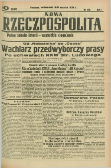 Nowa Rzeczpospolita. R.1, nr 178 (20 września 1938)