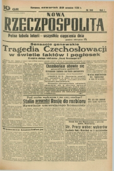 Nowa Rzeczpospolita. R.1, nr 180 (22 września 1938)
