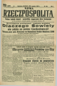 Nowa Rzeczpospolita. R.1, nr 184 (23 września 1938)