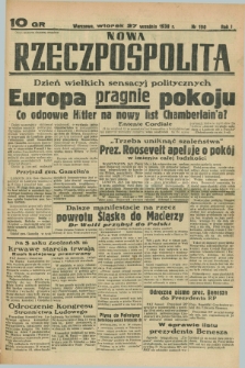 Nowa Rzeczpospolita. R.1, nr 190 (27 września 1938)