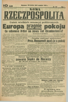 Nowa Rzeczpospolita. R.1, nr 190 (28 września 1938)