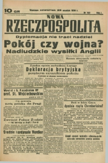 Nowa Rzeczpospolita. R.1, nr 192 (29 września 1938)