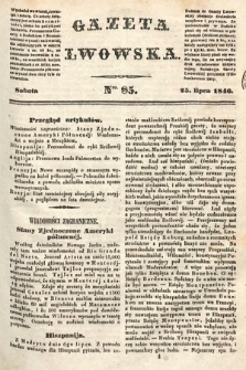 Gazeta Lwowska. 1846, nr 85