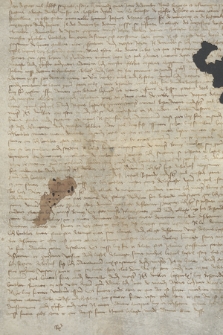 Akta procesowe w nieznanej sprawie między Jakubem de Hans a Filibertem Boutillatem, skarbnikiem Królestwa Francji