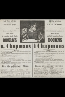 Drugi występ angielskich sztukmistrzy rodziny Boorns i Chapmans