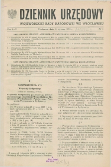 Dziennik Urzędowy Wojewódzkiej Rady Narodowej we Włocławku. 1976, nr 1 (31 stycznia)