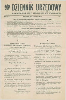 Dziennik Urzędowy Wojewódzkiej Rady Narodowej we Włocławku. 1979, nr 2 (8 stycznia)